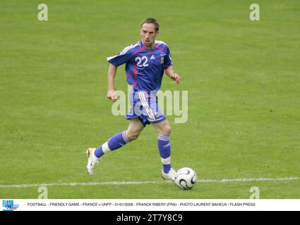 FUSSBALL - FREUNDSCHAFTSSPIEL - FRANKREICH GEGEN UNFP - 01/01/2006 - FRANCK RIBERY (FRA) - FOTO LAURENT BAHEUX / FLASH PRESS Stockfoto