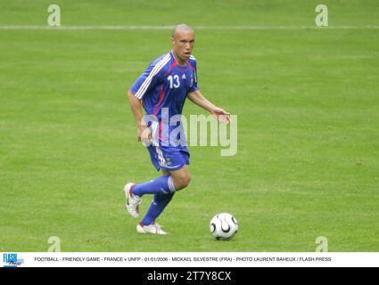 FUSSBALL - FREUNDSCHAFTSSPIEL - FRANKREICH / UNFP - 01/01/2006 - MICKAEL SILVESTRE (FRA) - FOTO LAURENT BAHEUX / FLASH PRESS Stockfoto