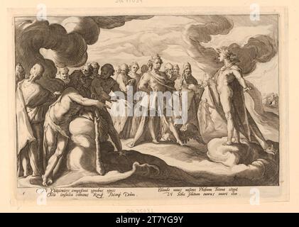 Hendrick Goltzius Sol und Jupiter. Kupferstich 1590 , 1590 Stockfoto