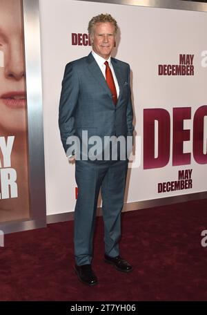 Los Angeles, USA. November 2023. Will Ferrell kommt zur Premiere im Mai Dezember in Los Angeles im Academy Museum in Los Angeles, CA. Am 16. November 2023 © Majil/ Credit: AFF/Alamy Live News Stockfoto