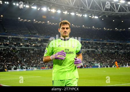 Iker Casillas Torhüter von Real Madrid während des Fußballspiels B der UEFA Champions League 2013/2014 zwischen Juventus FC und Real Madrid CF am 5. November 2013 in Turin, Italien. Foto Massimo Cebrelli / DPPI Stockfoto