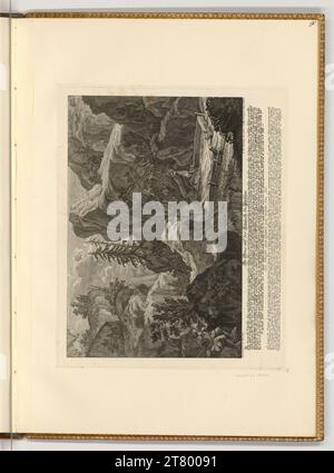 Johann Elias Ridinger (ausführende r Künstler in), um die Edelsteine auf den Salzleck zu legen. Ätzen 1729 , 1729 Stockfoto