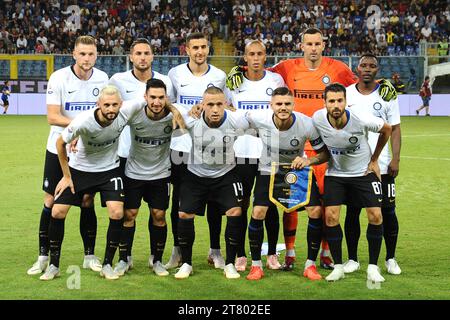 Team von Inter Mailand während des italienischen Meisterschaftsspiels Serie A zwischen UC Sampdoria und Inter Mailand FC am 22. September 2018 im Luigi Ferraris Stadion in Genua, Italien - Foto Massimo Cebrelli / DPPI Stockfoto