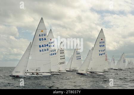 SEGELN - BACARDI CUP 2011 - MIAMI (USA) - FOTO : NATHALIE COLLOUD / DPPI - STAR START Stockfoto