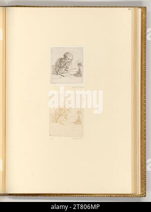 Johann Adam von Bartsch (Gravierer) Lesung. Ätzen 1782 , 1782 Stockfoto