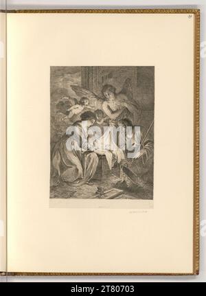 Joseph Hauber (ausführende r Künstler in) die Geburt Christi. Ätzen um 1796 Stockfoto