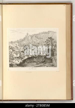 Johann Christoph Erhard (ausführende r Künstler in) Bey Muckendorf. Ätzen 1818 , 1818 Stockfoto