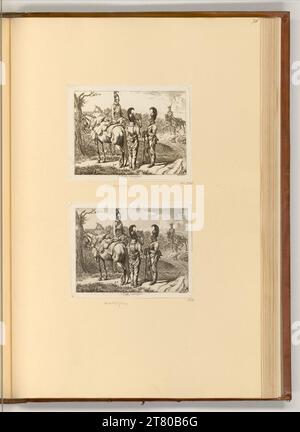 Johann Christoph Erhard (ausführende r Künstler in) russische Kürassiere. Ätzen 1816 , 1816 Stockfoto