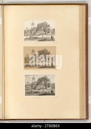 Johann Christoph Erhard (ausführende r Künstler in) an der Stadtmauer von Regenspurg. Ätzen 1817 , 1817 Stockfoto