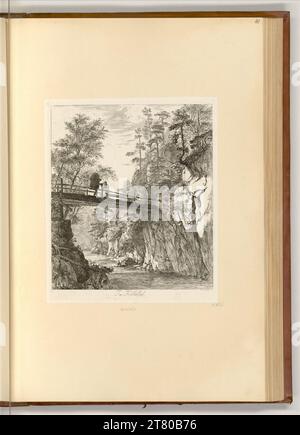 Johann Christoph Erhard (ausführende r Künstler in) in Höllenthal. Ätzen 1818 , 1818 Stockfoto
