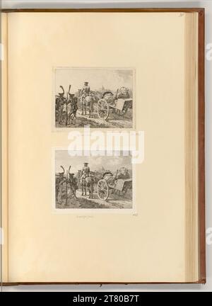 Johann Christoph Erhard (ausführende r Künstler in) Militärischen Szenen. Ätzen 1816 , 1816 Stockfoto