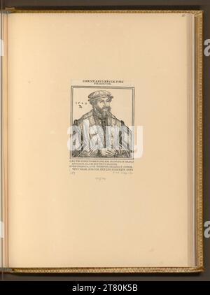 Lucas Cranach d. J. Dr. Christian Brück, genannt Pontanus. Holzschnitt 1549 , 1549 Stockfoto