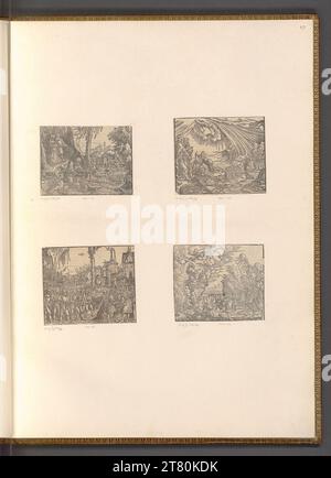 Georg Lemberger Hochtestament. Holzschnitt 1500-1540 , 1500/1540 Stockfoto