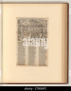 Monogrammist TK Folterszene (Allegorie). Holzschnitt 1587 , 1587 Stockfoto