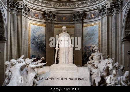 La Convention nationale im pantheon in paris Stockfoto