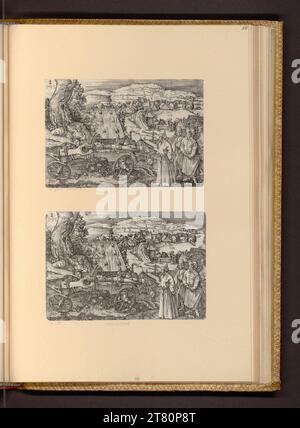 Hieronymus Hopfer (Ausführende r Künstler in) die große Kanone. Ätzen 1525-1550 , 1525/1550 Stockfoto