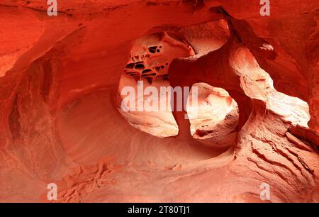 Windstone Arch - Valley of Fire State Park, Nevada Stockfoto