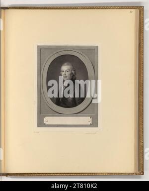 Johann Gotthard von Müller (an der Entstehung Beteiligte r) Porträt Karl Theodor von Dalberg. Kupferstich, Ätzung 1762-1830 , 1762/1830 Stockfoto