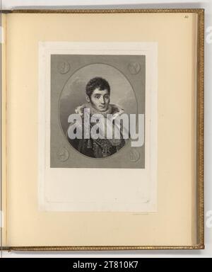 Johann Gotthard von Müller (Engraver) Porterly Jeémem Napoleon ROI Westfalen. Kupferstich, Ätzung 1762-1830 , 1762/1830 Stockfoto