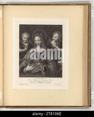 Johann Gotthard von Müller (Gravierer) hl. Katharina. Kupferstich 1762-1830 , 1762/1830 Stockfoto