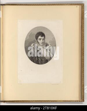Johann Gotthard von Müller (Engraver) Porterly Jeémem Napoleon ROI Westfalen. Kupferstich, Ätzung 1762-1830 , 1762/1830 Stockfoto