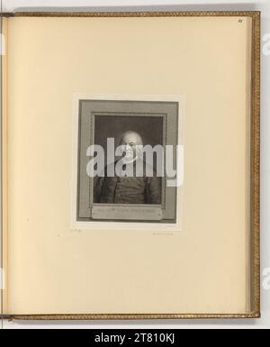 Johann Gotthard von Müller Porträt August Gottlieb Spangenberg. Kupferstich, Ätzung 1762-1830 , 1762/1830 Stockfoto