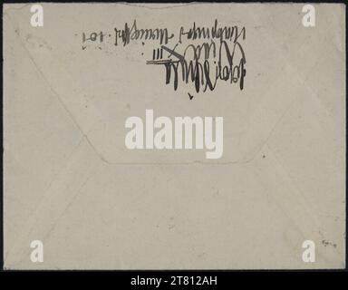 Egon Schiele (Verfasser in) Brief von Egon Schiele an Franz Hauer vom 8. Januar 1914. Tinte (schwarz) auf Papier 8. Jänner 1914 Stockfoto