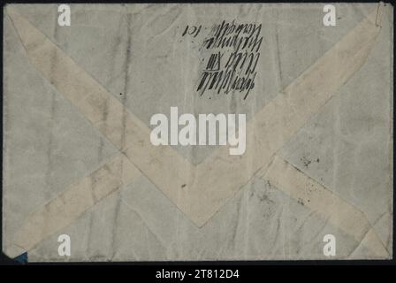 Egon Schiele (Verfasser in) Brief von Egon Schiele an Franz Hauer vom 25. Januar 1914. Tinte (schwarz) auf Papier 25. Jänner 1914 Stockfoto