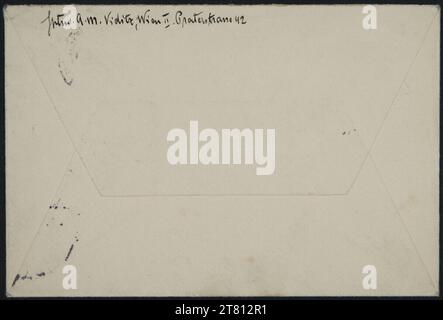 Anton M. Viditz-Ward (Verfasser in) Brief von Anton Viditz-Ward an Egon Schiele vom 10. April 1918. Tinte (schwarz) auf Papier 10. April 1918 , 10. April 1918 Stockfoto