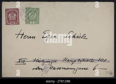 Lilly Steiner (Verfasser in) Brief von Lilly und Hugo Steiner an Josepha Harms (wahrscheinlich) vom 31. Oktober 1918. Tinte (schwarz) auf Papier 23. Juli 1918 , 23.07.1918 Stockfoto