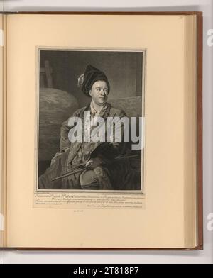 Pierre Drevet (Gravierer) Porträt Jean Forest. Kupferstich, Ätzung 1704-1712 , 1704/1712 Stockfoto
