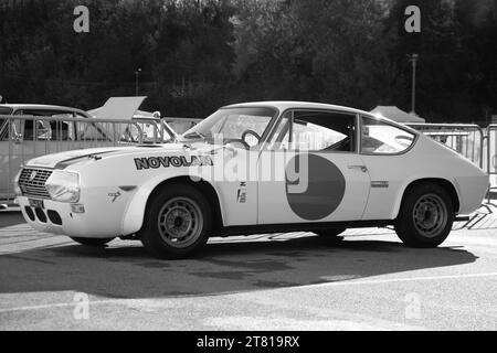 Varano, Italien - 11. November 2023: lancia fulvia zagato gruppo 4 Luxus- UND DREEM-AUTO AUF DER AUSSTELLUNG Stockfoto