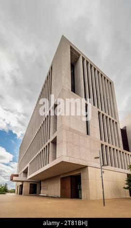 Das Marshgate-Gebäude des UCL East Campus wurde von Stanton Williams entworfen und befindet sich im ehemaligen Olympic Park in Stratford, London, Großbritannien. Stockfoto