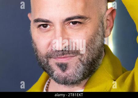 Rom, Italien, 17. November 2023 – Giuliano Sangiorgi besucht den roten Teppich für den Film „Wish“ im Cinema Moderno in Rom. Credits : Luigi de Pompeis/Alamy Live News Stockfoto