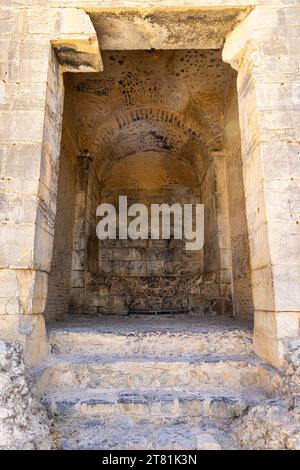 Zaghouan, Tunesien. Ruinen des römischen Wassertempels in Zaghouan. Stockfoto