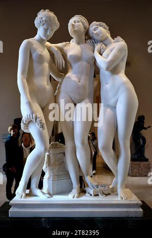 Die Drei Grazen - James Pradier, 1831 Stockfoto