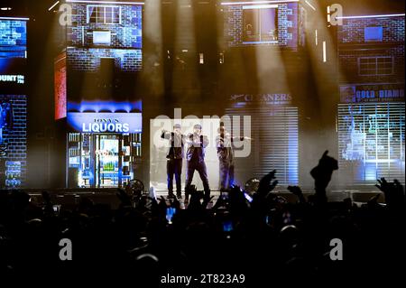 London, Vereinigtes Königreich. November 2023. 50 Cent tritt live in der OVO Arena Wembley auf. Cristina Massei/Alamy Live News Stockfoto