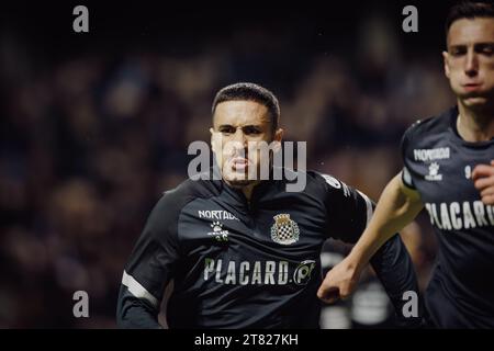 Rodrigo Abascal während des Spiels der Liga Portugal 23/24 zwischen Boavista FC und Sporting CP im Estadio do Bessa Seculo XXI, Porto, Portugal. (Maciej Rogowsk Stockfoto