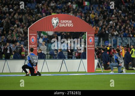 Rom, Italien, 17. November 2023 UEFA bei den Spielen Italien gegen Nordmazedonien UEFA Euro 2024 Qualifikation Fußball Match Credit:Roberto Ramaccia/Alamy Live News Stockfoto