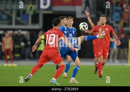 Rom, Italien, 17. November 2023 Jorginho von Italien bei der UEFA Euro 2024 Qualifikation Fußball Match Italien gegen Nordmazedonien Credit:Roberto Ramaccia/Alamy Live News Stockfoto