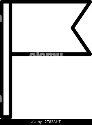 Abbildung: Flaggensymbol Stock Vektor