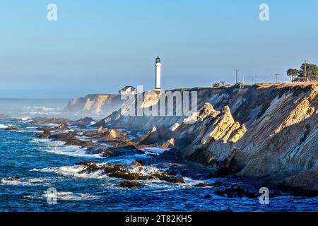 Der Pigeon Point Lighthouse in Kalifornien Stockfoto