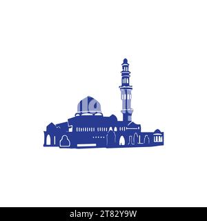 Moschee blau Logo Vektor Symbol Stock Vektor