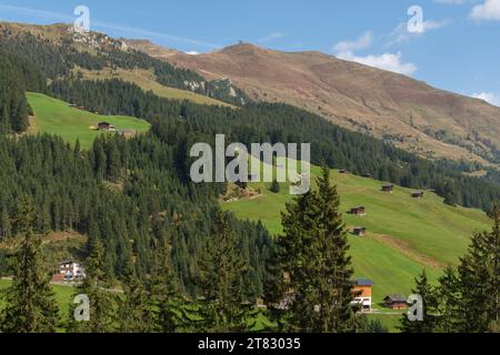 Tuxertal, Zillertaler Alpen, Tirol, Österreich Stockfoto