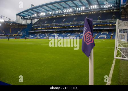 Chelsea, Großbritannien. November 2023. Die Szene spielt vor dem Spiel der Barclays Womens Super League zwischen Chelsea und Liverppol an der Stamford Bridge in London. (Tom Phillips/SPP) Credit: SPP Sport Press Photo. /Alamy Live News Stockfoto