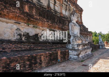 Wat Chai Yai Mongkon Ayutthaya Thailand Asien Stockfoto