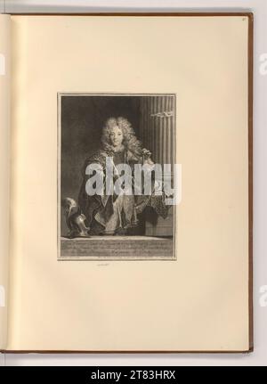 Pierre Drevet (Gravierer) Porträt Jean Francois Paul de Bonne de Créqui,. Kupferstich, Ätzung 1691 , 1691 Stockfoto