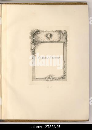 Joseph Fischer (ausführende r Künstler in) Charles Vanloo. Ätzen, Feder nach 1822 Stockfoto