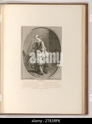 Jean Charles Le Vasseur (Engraver) der Duft. Kupferstich, Ätzung 1754-1763 , 1754/1763 Stockfoto