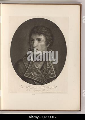 Michelangelo Mercoli N. Bonaparte 1. Konsul der Französischen Republik. Dotier Manner, Ätzen 1800, 1800 Stockfoto